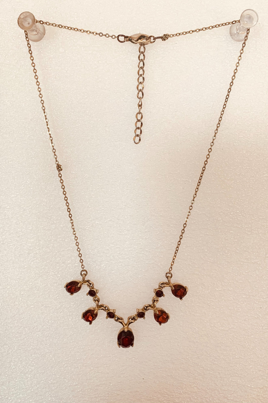 Simple Red Stone Necklace