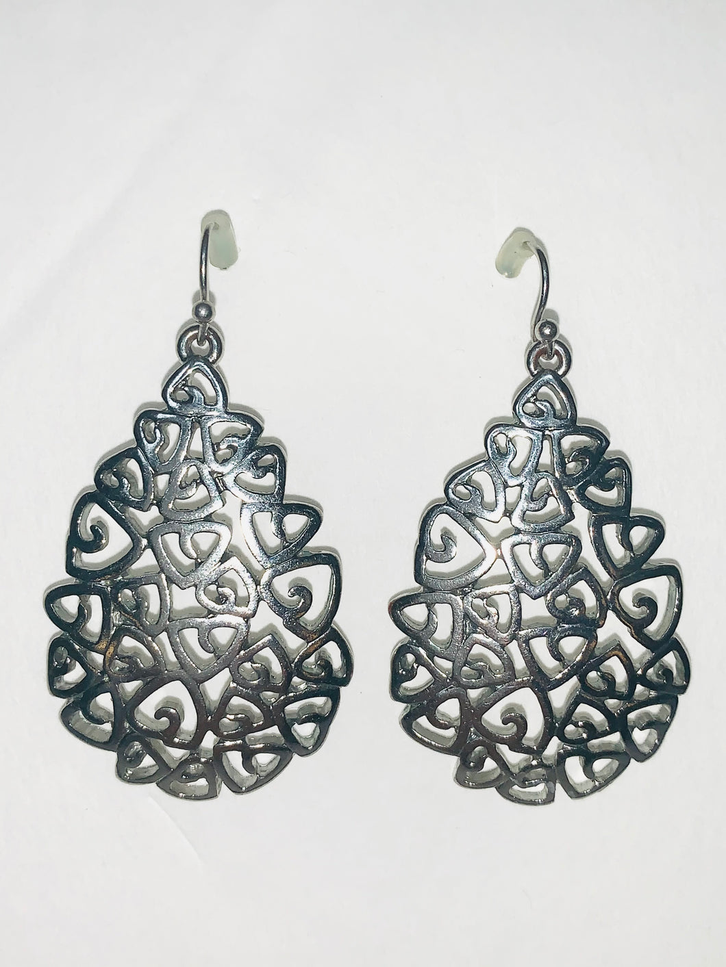 Silver Plated Hanging Earrings