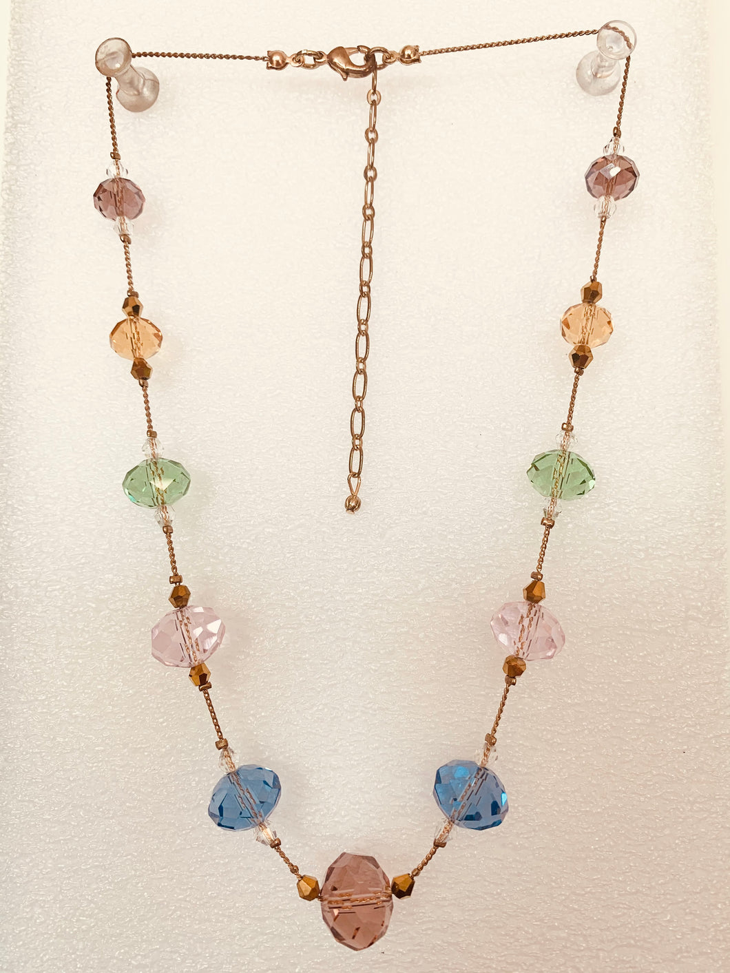 Multicolor Pastels Beaded Necklace